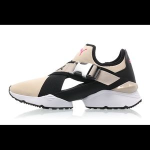 NEW IN BOX PUMA MUSE EOS WOMEN SHOES CEMENT SZ 7